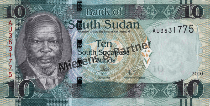 Südsudan (Republik) 10 Pounds (50529)