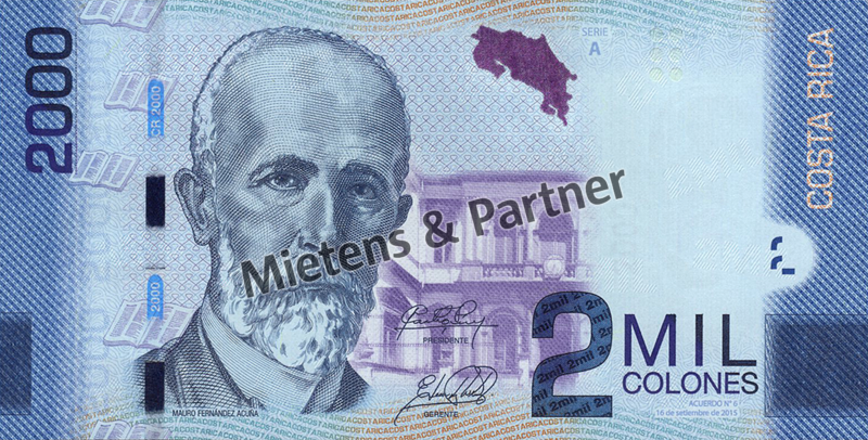 Costa Rica (Republik) 2.000 Colones (50298)
