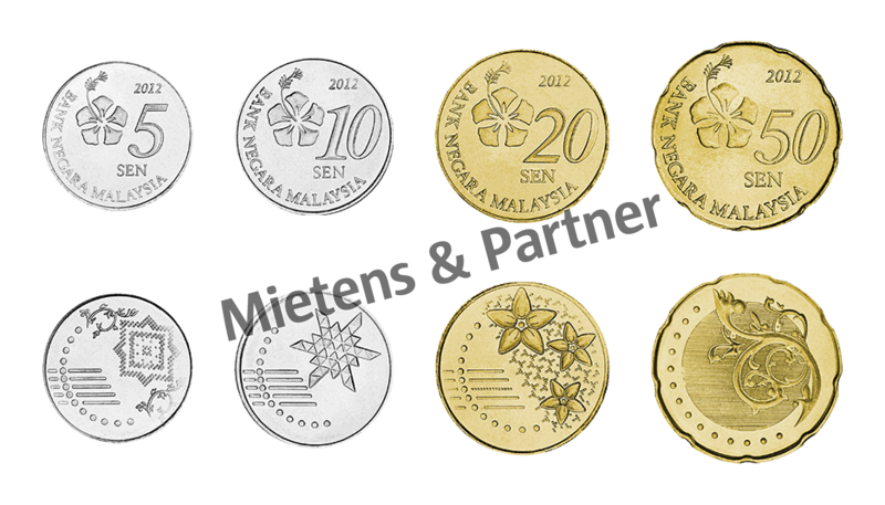 Malaysia (Parlamentarische Wahlmonarchie) 5, 10, 20, 50 Sen (28231)