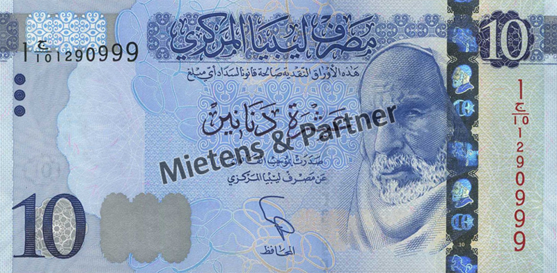 Libyen (Republik) 10 Dinars (43796)