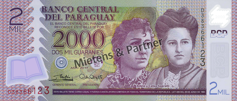 Paraguay (Republik) 2.000 Guaranies (70704)