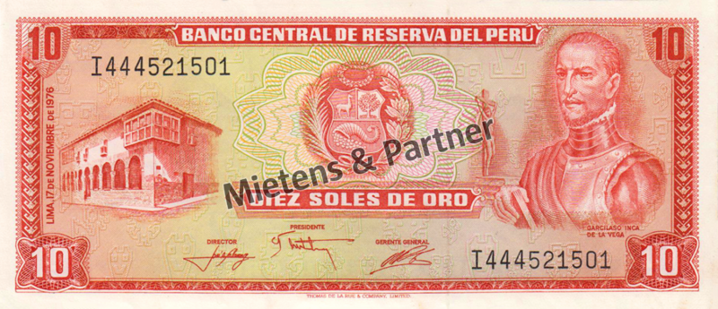 Peru (Republik) 10 Soles de Oro (50245)