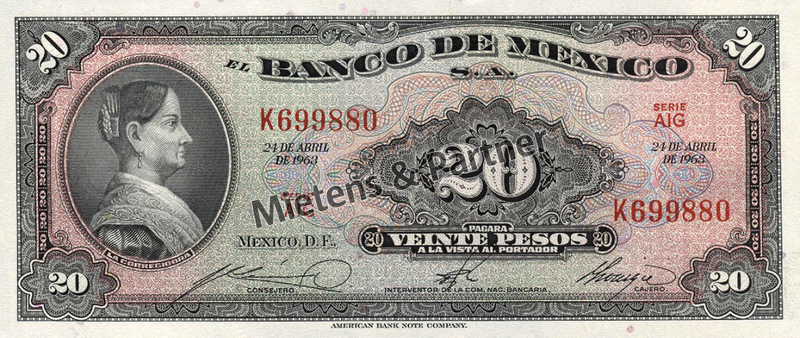 Mexiko (Bundesrepublik) 20 Pesos (50341)