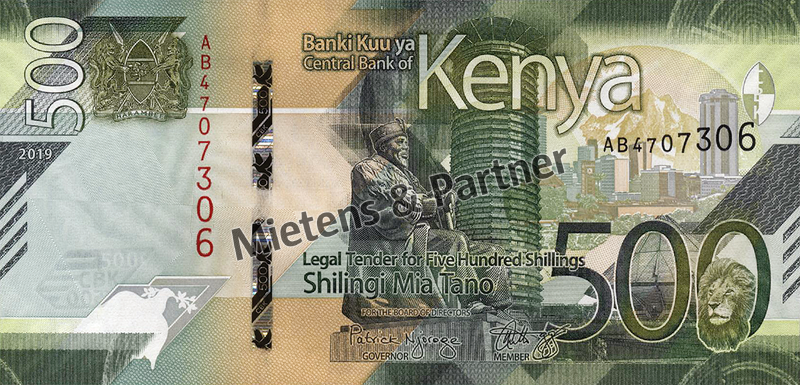Kenia (Republik) 500 Shillings (57117)