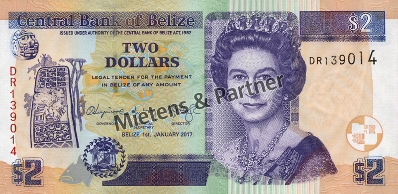 Belize (Parlamentarische Monarchie) 2 Dollars (57726)