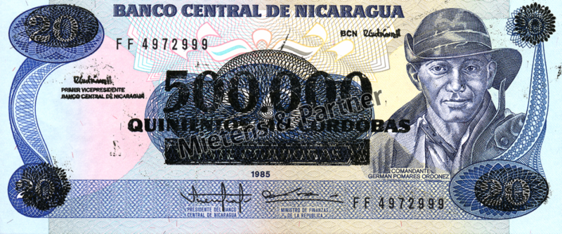 Nicaragua (Republik) 500.000 Cordobas (04216)