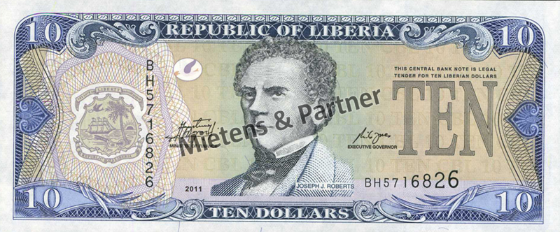 Liberia (Republik) 10 Dollars (33210)