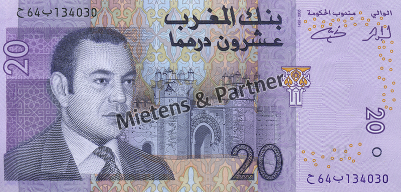Marokko (Königreich) 20 Dirhams (03153)