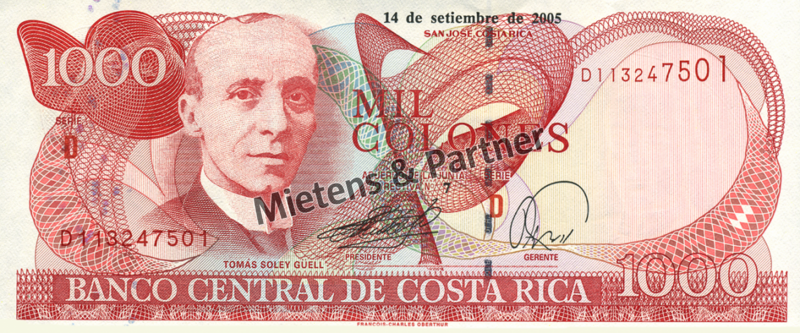 Costa Rica (Republik) 1.000 Colones (04281)