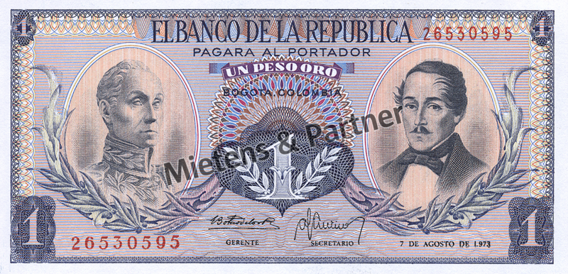 Kolumbien (Republik) 1 Peso Oro (04555)