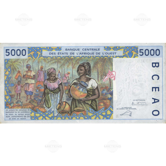 Westafrikanische Staaten (Währungsraum) 5.000 Francs (44908) - 2