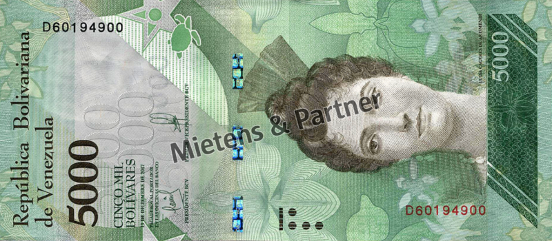Venezuela (Bolivarische Republik) 5.000 Bolivares (58688)