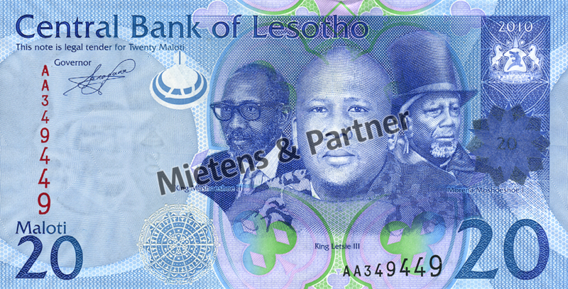 Lesotho (Königreich) 20 Maloti (03959)
