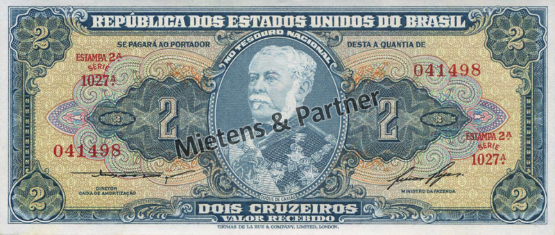 Brasilien (Bundesrepublik) 2 Cruzeiros (54403)