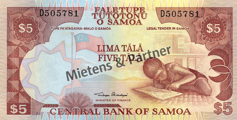 Samoa (Unabhängiger Staat) 5 Tala (29561)