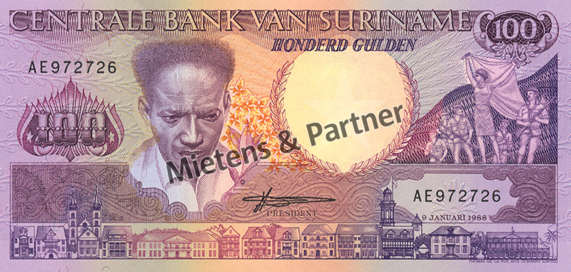 Suriname (Republik) 100 Gulden (04623)