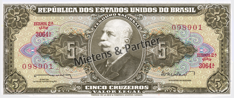 Brasilien (Bundesrepublik) 5 Cruzeiros (04721)