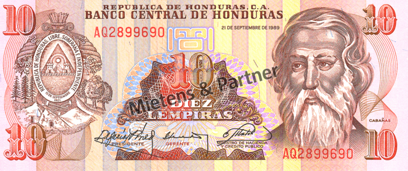 Honduras (Republik) 10 Lempiras (04178)