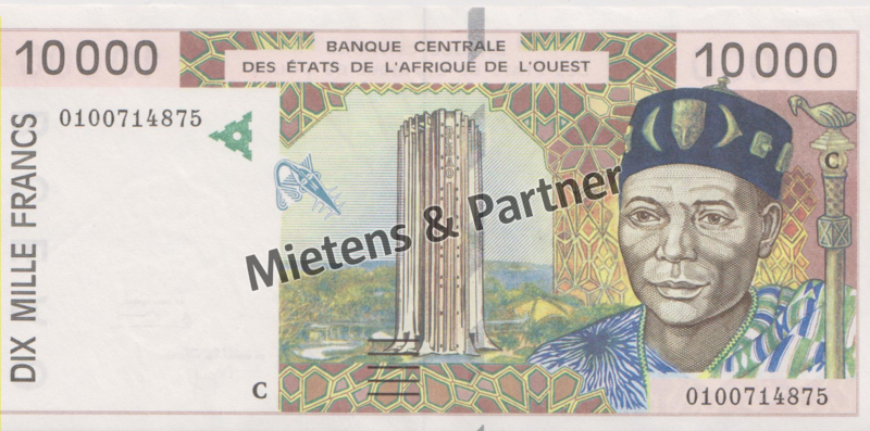 Westafrikanische Staaten (Währungsraum) 10.000 Francs (32932)