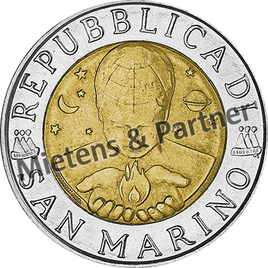 San Marino (Republik) 500 Lire (08651)