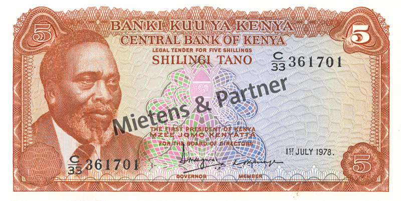 Kenia (Republik) 5 Shillings (03600)
