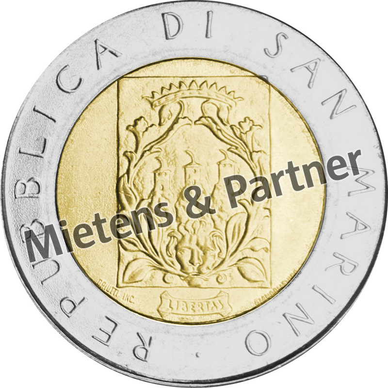 San Marino (Republik) 500 Lire (08693)