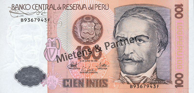 Peru (Republik) 100 Intis (04681)