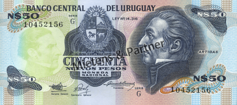 Uruguay (Republik) 50 Nuevos Pesos (04809)