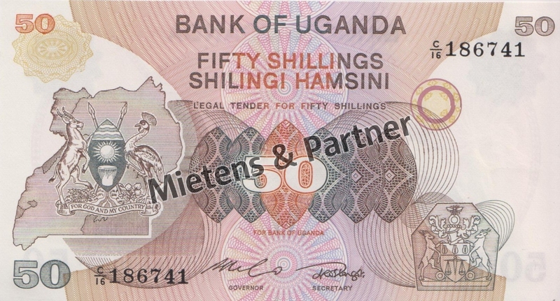 Uganda (Republik) 50 Shillings (38565)