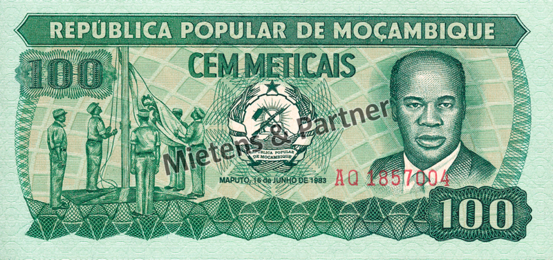 Mosambik (Volksrepublik) 100 Meticais (03716)