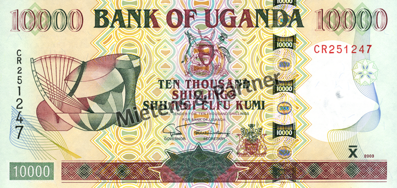 Uganda (Republik) 10.000 Shillings (03658)