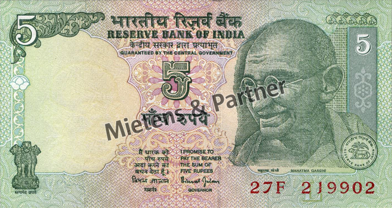 Indien (Parlamentarische Bundesrepublik) 5 Rupees (52397)