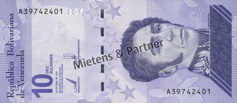 Venezuela (Bolivarische Republik) 10 Bolivares Digitales (65946)