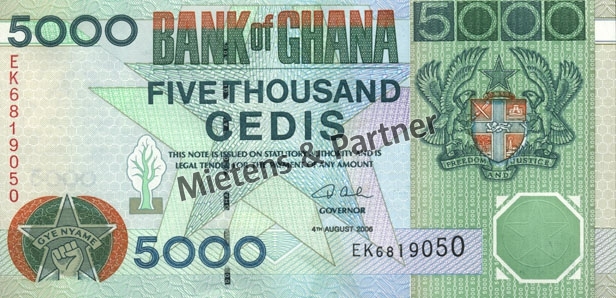 Ghana (Republik) 5.000 Cedis (03335)
