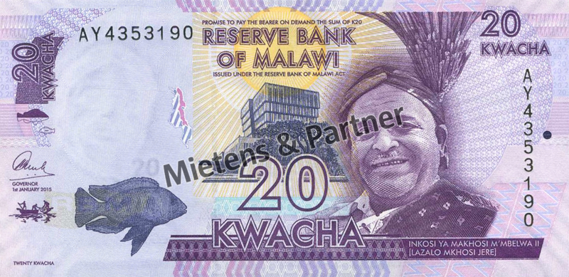 Malawi (Republik) 20 Kwacha (46042)