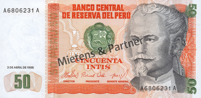 Peru (Republik) 50 Intis (04697)