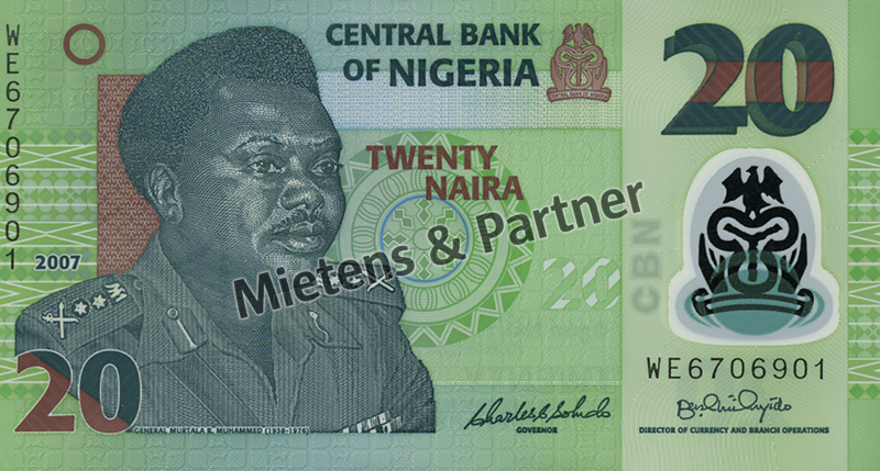Nigeria (Bundesrepublik) 20 Naira (03352)