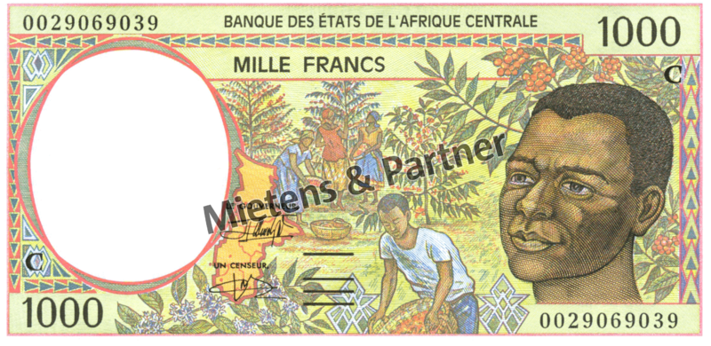 Kongo (Republik) 1.000 Francs (03400)