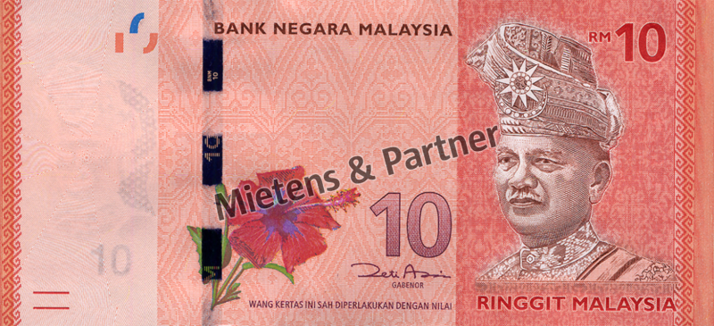 Malaysia (Parlamentarische Wahlmonarchie) 10 Ringgit (29827)