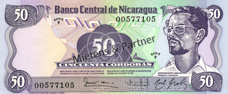 Nicaragua (Republik) 50 Cordobas (04248)