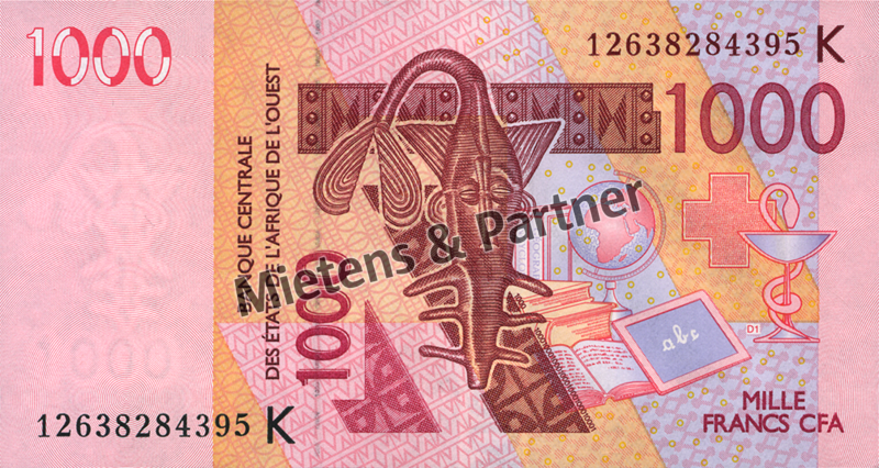 Westafrikanische Staaten (Währungsraum) 1.000 Francs (30771)