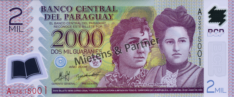Paraguay (Republik) 2.000 Guaranies (04803)