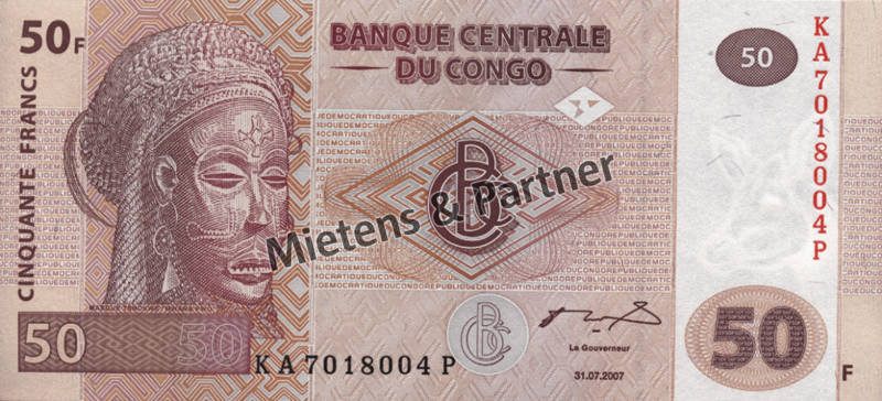 Kongo (Demokratische Republik) 50 Francs (03443)