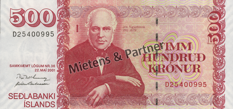 Island (Parlamentarische Republik) 500 Kronur (02431)