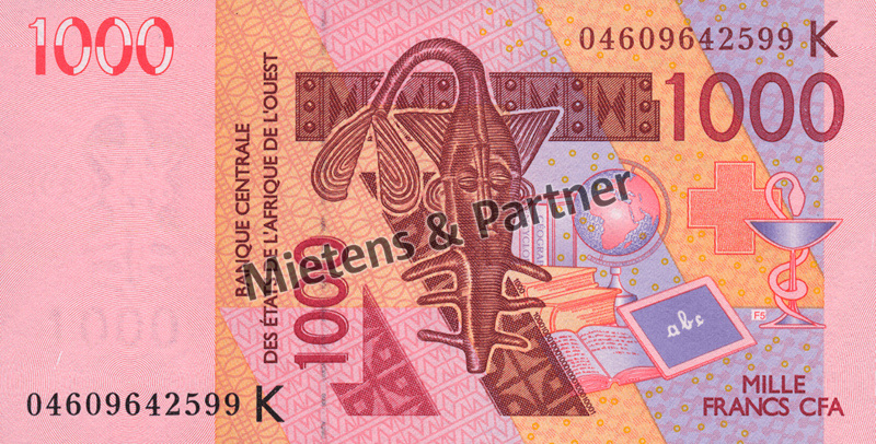 Westafrikanische Staaten (Währungsraum) 1.000 Francs (03368)
