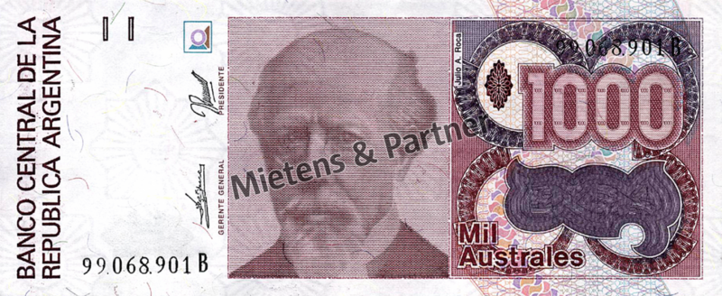 Argentinien (Republik) 1.000 Australes (04851)
