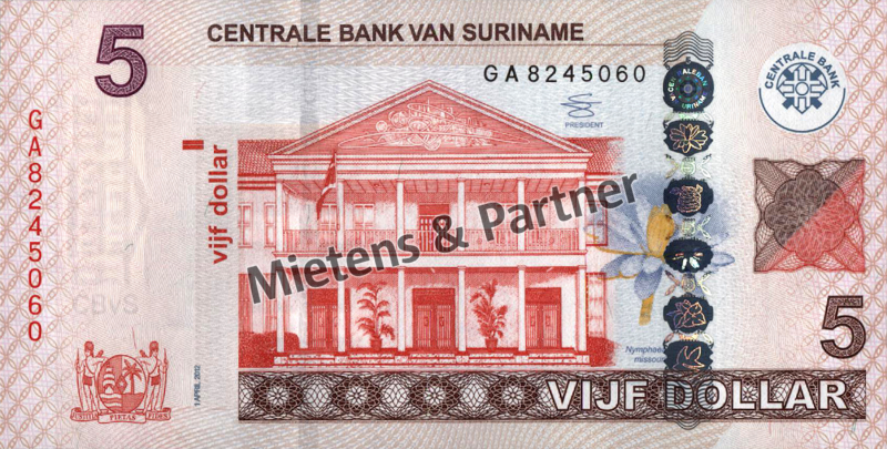 Suriname (Republik) 5 Dollar (48890)
