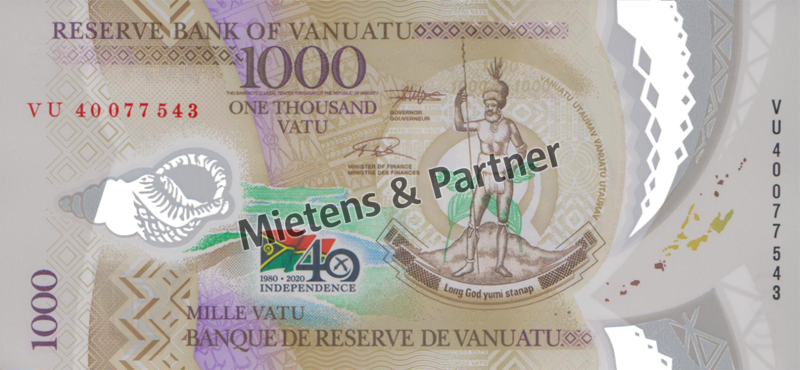 Vanuatu (Parlamentarische Republik) 1.000 Vatu (60579)