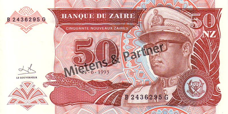 Zaire - Kongo (Republik) 50 New Zaires (03471)