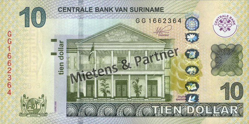 Suriname (Republik) 10 Dollar (72953)